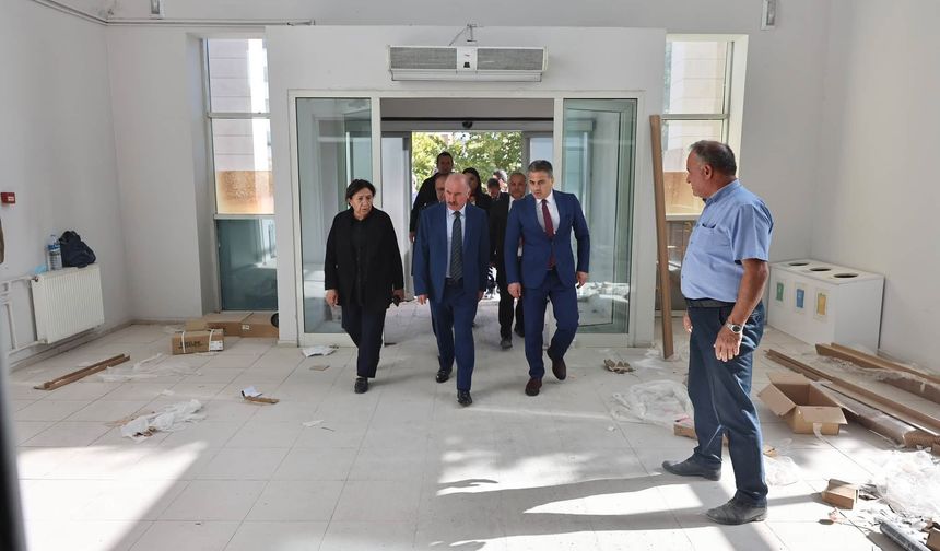 Vali Çalgan yurtları inceledi