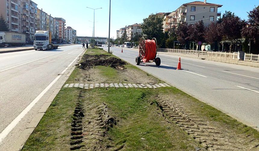 Hızlı tren için ilçede çalışma başlatıldı