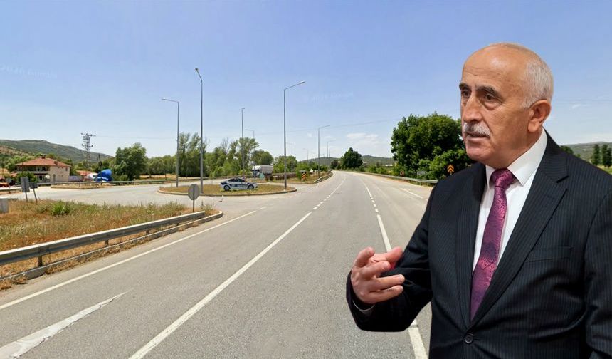 Başkan ölüm yoluna dikkat çekti! Benim ölümüm de buradan olacak diye aklıma gelmiyor değil