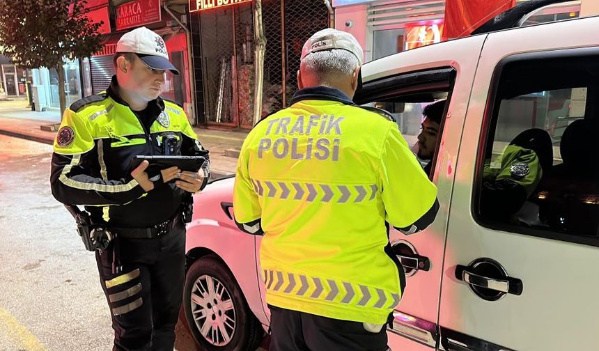 49 araca 135 bin lira ceza kesildi