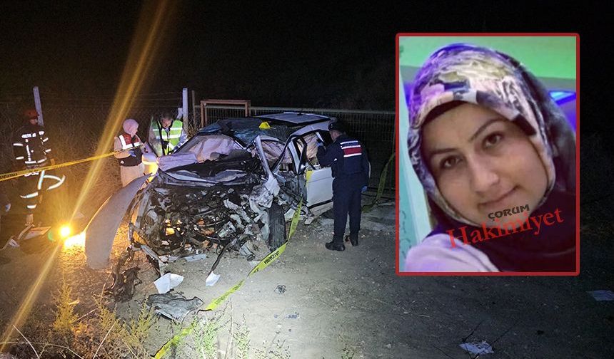 Çorum’daki kazadan bir acı haber daha
