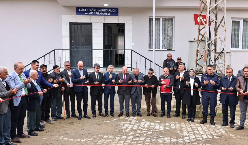 Elicek Köyü’ne yeni köy konağı