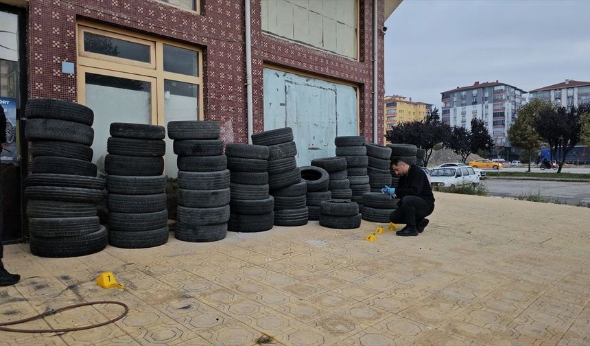 Çorum'da oto lastik tamirhanesine silahlı saldırı