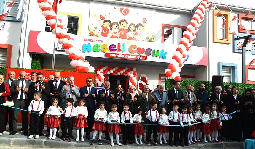 Belediyenin kreşi törenle hizmete açıldı