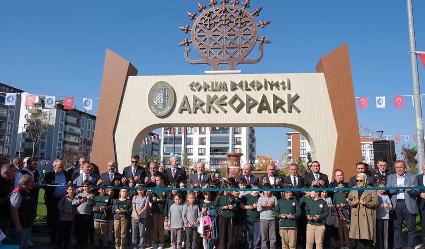 Belediyenin yeni parkına görkemli açılış