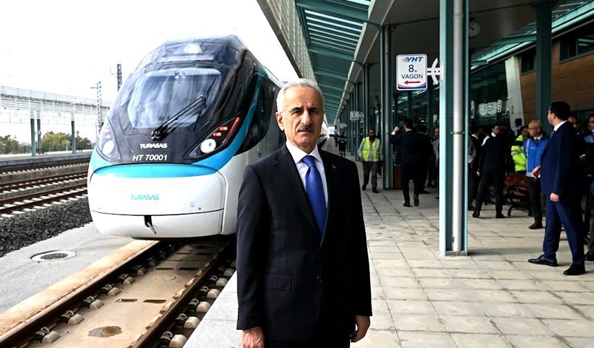 Milli hızlı tren Kırıkkale'de denendi, darısı Çorum'a