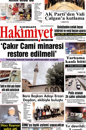 Çorum Hakimiyet - 02.10.2024