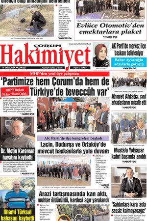 Çorum Hakimiyet - 14.10.2024