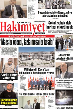 Çorum Hakimiyet - 16.10.2024