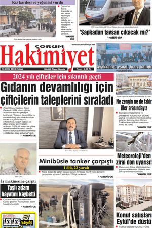 Çorum Hakimiyet - 18.10.2024