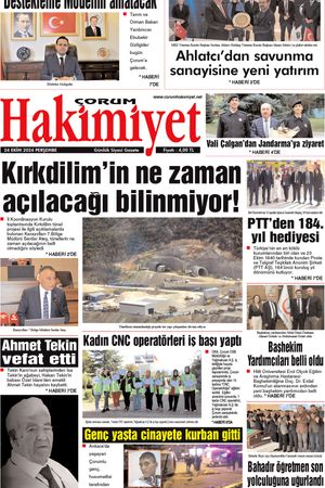 Çorum Hakimiyet - 24.10.2024