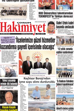 Çorum Hakimiyet - 08.10.2024