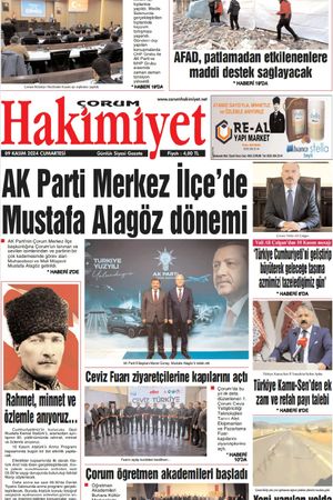 Çorum Hakimiyet - 09.11.2024