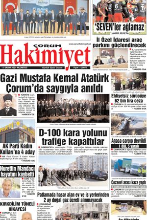 Çorum Hakimiyet - 11.11.2024