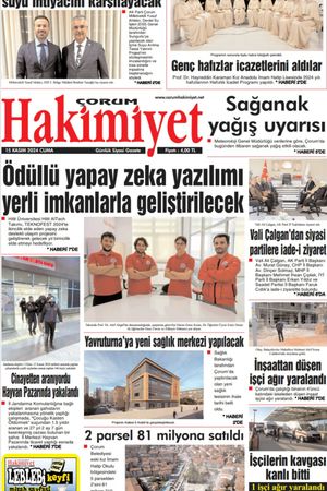 Çorum Hakimiyet - 15.11.2024