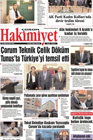 Çorum Hakimiyet - 03.12.2024