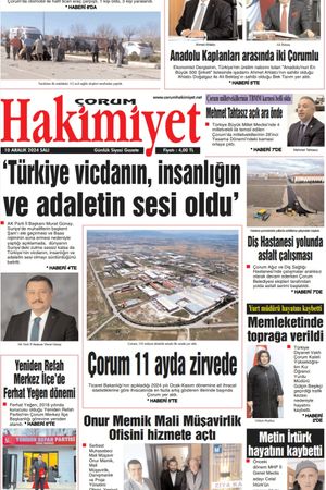 Çorum Hakimiyet - 10.12.2024