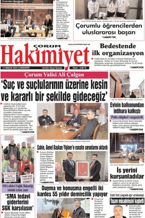 Çorum Hakimiyet - 14.12.2024