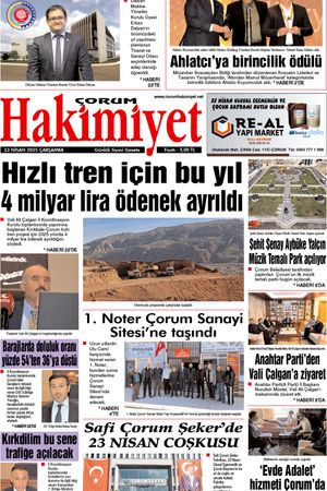Çorum Hakimiyet 23.04.2025
