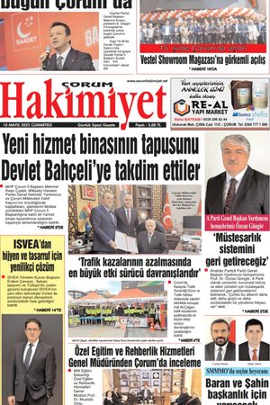 Çorum Hakimiyet 10.05.2025