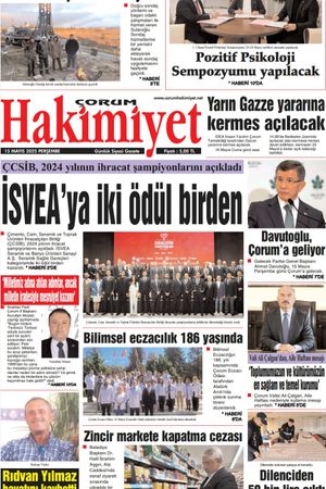 Çorum Hakimiyet 15.05.2025