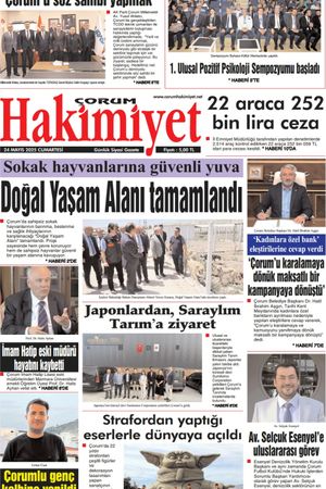 Çorum Hakimiyet 24.05.2025