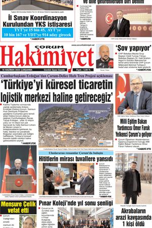 Çorum Hakimiyet 18.06.2025