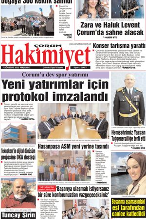 Çorum Hakimiyet 07.08.2025