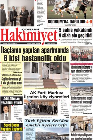 Çorum Hakimiyet 01.12.2025