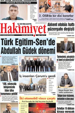 Çorum Hakimiyet 24.11.2025