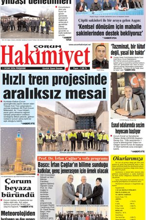 Çorum Hakimiyet 01.01.2026