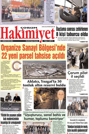 Çorum Hakimiyet 02.12.2025