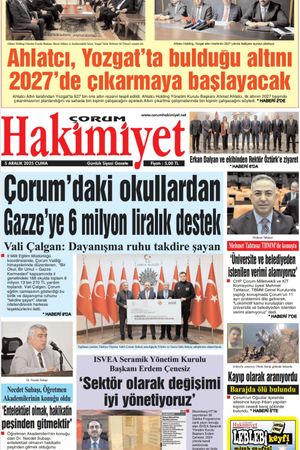 Çorum Hakimiyet 05.12.2025