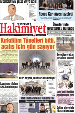 Çorum Hakimiyet 03.01.2026