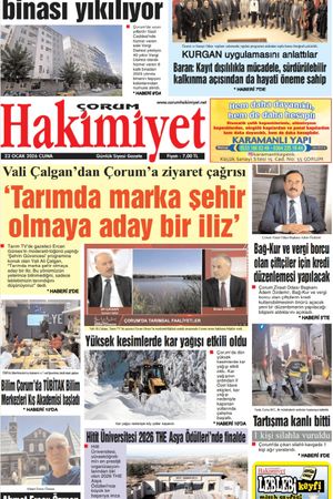 Çorum Hakimiyet 23.01.2026