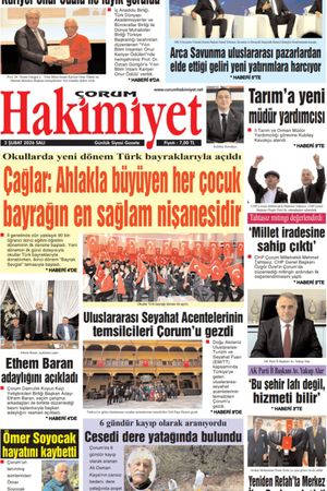 Çorum Hakimiyet 03.02.2026