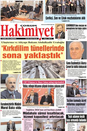 Çorum Hakimiyet 04.02.2026
