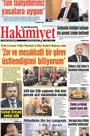 Çorum Hakimiyet 12.02.2026