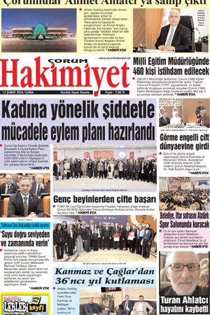 Çorum Hakimiyet 13.02.2026