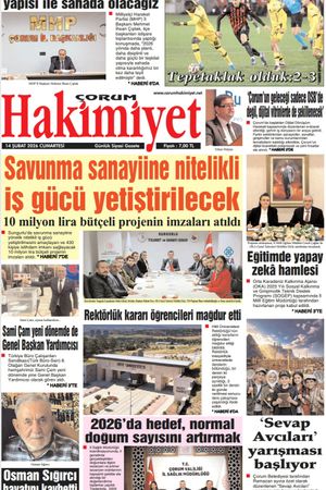 Çorum Hakimiyet 14.02.2026