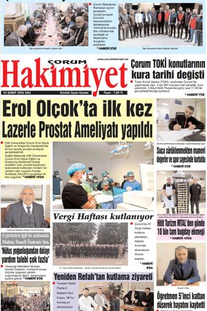 Çorum Hakimiyet 24.02.2026