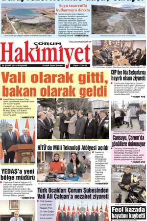 Çorum Hakimiyet 26.02.2026