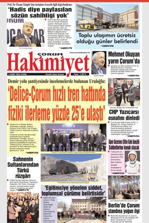 Çorum Hakimiyet 06.03.2026