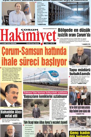 Çorum Hakimiyet 26.03.2026