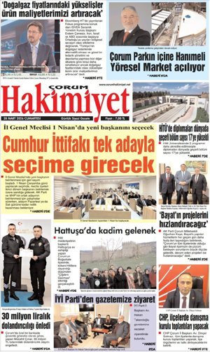 Çorum Hakimiyet 28.03.2026