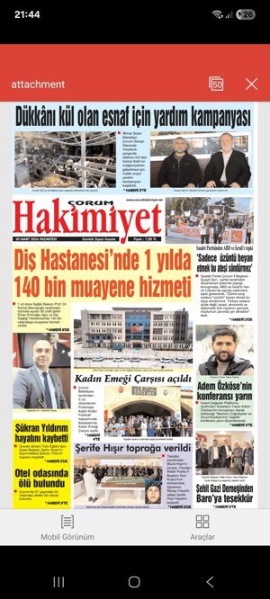 Çorum Hakimiyet 30.03.2026
