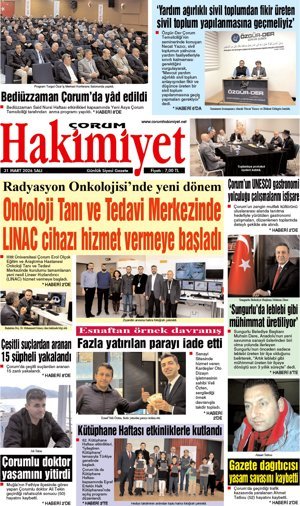 Çorum Hakimiyet 31.03.2026