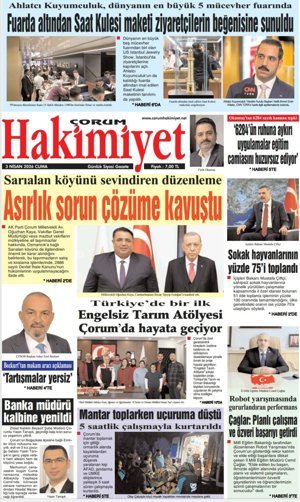 Çorum Hakimiyet 03.04.2026