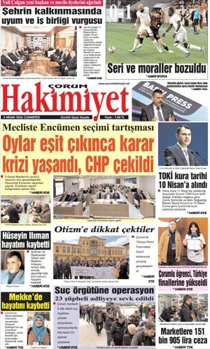 Çorum Hakimiyet 04.04.2026