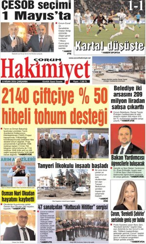 Çorum Hakimiyet 08.04.2026